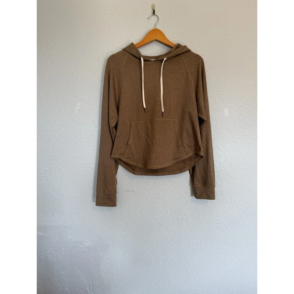 Light Weight Hoodie Jogger Set Chocolate Brown Medium Lounge Athleisure Matching